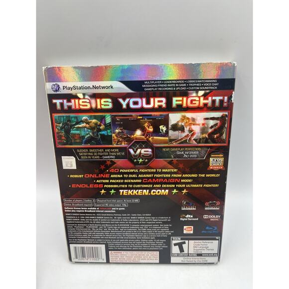 Tekken 6 PS3 PlayStation 3 Complete CIB With Slipcover - Picture 2 of 10